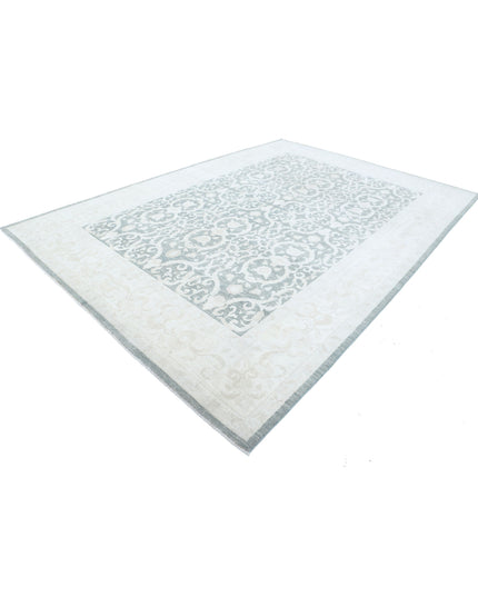 Serenity 8' 9" X 12' 6" Hand Knotted Wool Rug 8' 9" X 12' 6" (267 X 381) / Grey / Wool
