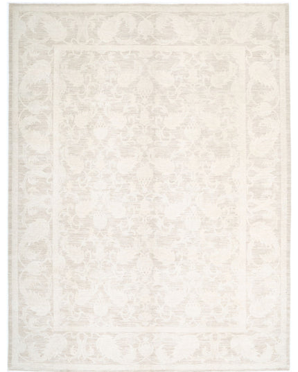 Serenity 9' 0" X 11' 8" Hand Knotted Wool Rug 9' 0" X 11' 8" (274 X 356) / Taupe / Wool
