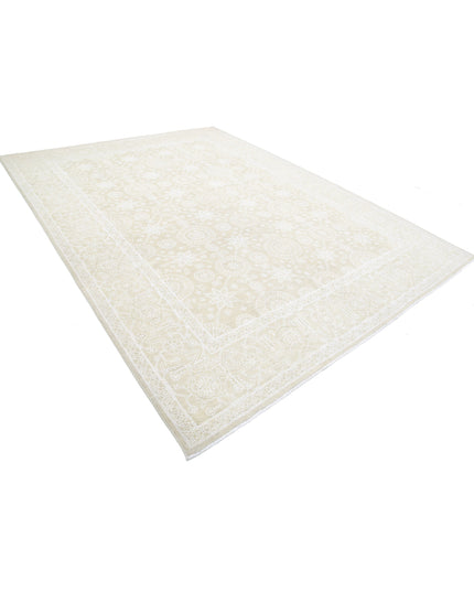 Serenity 8' 11" X 12' 0" Hand Knotted Wool Rug 8' 11" X 12' 0" (272 X 366) / Gold / Wool