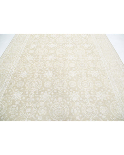 Serenity 8' 11" X 12' 0" Hand Knotted Wool Rug 8' 11" X 12' 0" (272 X 366) / Gold / Wool
