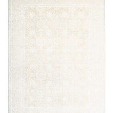 Serenity 8' 11" X 12' 0" Hand Knotted Wool Rug 8' 11" X 12' 0" (272 X 366) / Gold / Wool