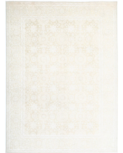Serenity 8' 11" X 12' 0" Hand Knotted Wool Rug 8' 11" X 12' 0" (272 X 366) / Gold / Wool