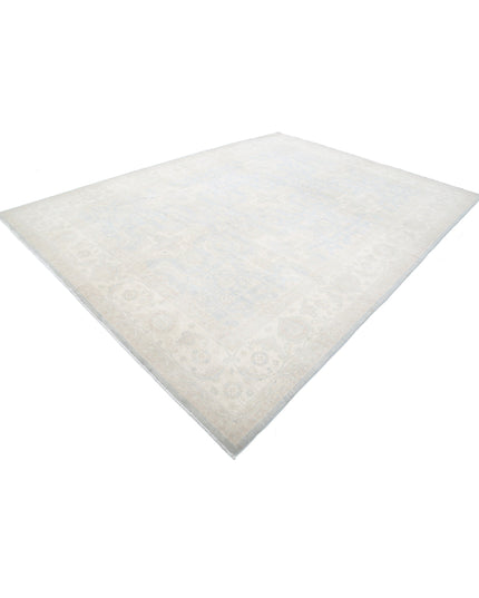 Serenity 9' 3" X 12' 5" Hand Knotted Wool Rug 9' 3" X 12' 5" (282 X 379) / Blue / Wool
