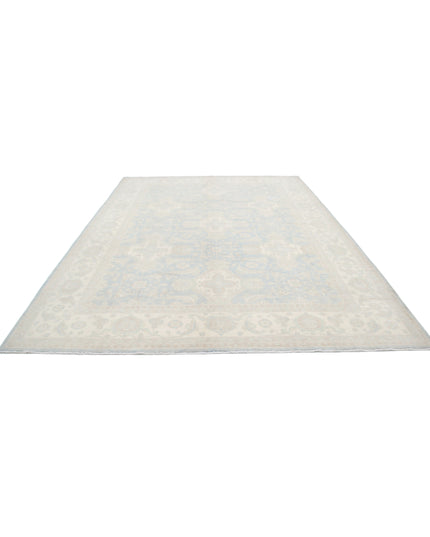 Serenity 9' 3" X 12' 5" Hand Knotted Wool Rug 9' 3" X 12' 5" (282 X 379) / Blue / Wool