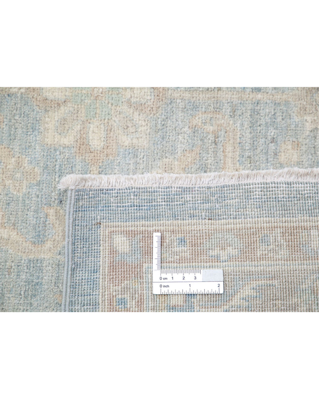 Serenity 9' 3" X 12' 5" Hand Knotted Wool Rug 9' 3" X 12' 5" (282 X 379) / Blue / Wool