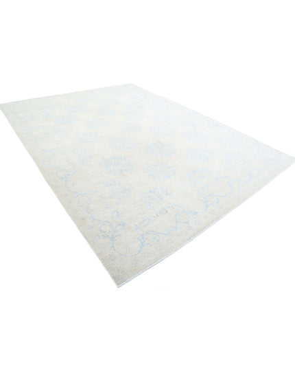 Serenity 9' 1" X 12' 1" Hand Knotted Wool Rug 9' 1" X 12' 1" (277 X 368) / Ivory / Wool