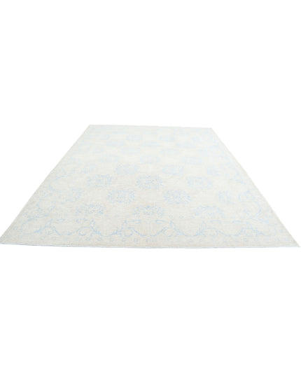 Serenity 9' 1" X 12' 1" Hand Knotted Wool Rug 9' 1" X 12' 1" (277 X 368) / Ivory / Wool
