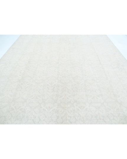 Serenity 10' 1" X 13' 8" Hand Knotted Wool Rug 10' 1" X 13' 8" (307 X 417) / Ivory / Wool