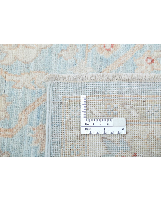 Serenity 3' 2" X 4' 9" Hand Knotted Wool Rug 3' 2" X 4' 9" (97 X 145) / Blue / Wool