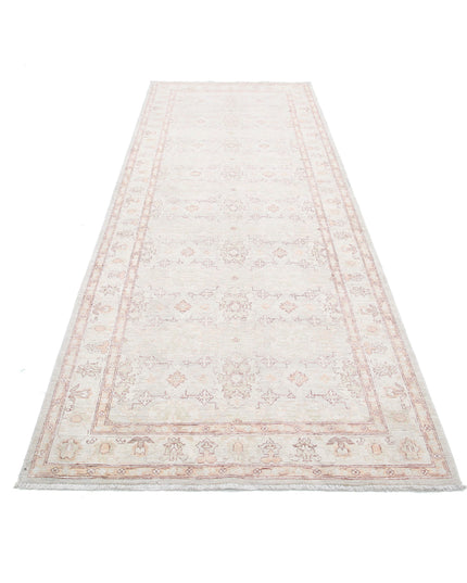Serenity 3' 10" X 10' 8" Hand Knotted Wool Rug 3' 10" X 10' 8" (117 X 325) / Grey / Wool
