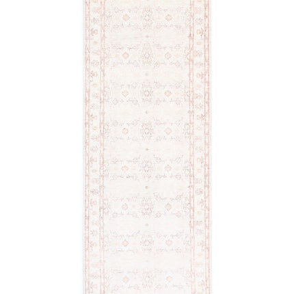 Serenity 3' 10" X 10' 8" Hand Knotted Wool Rug 3' 10" X 10' 8" (117 X 325) / Grey / Wool
