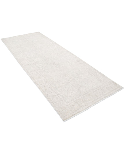 Serenity 3' 9" X 9' 7" Hand Knotted Wool Rug 3' 9" X 9' 7" (114 X 292) / Ivory / Wool