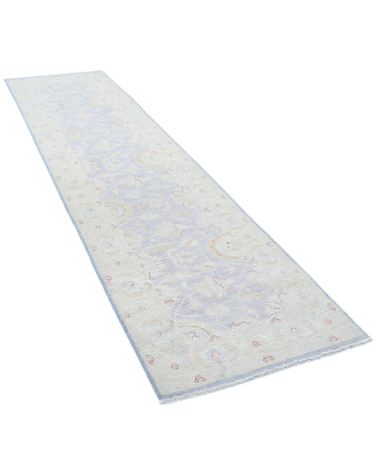 Serenity 2' 9" X 10' 9" Hand Knotted Wool Rug 2' 9" X 10' 9" (84 X 328) / Grey / Wool