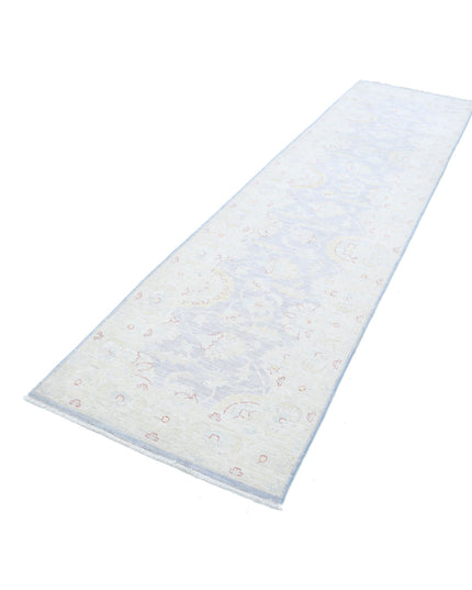 Serenity 2' 9" X 10' 9" Hand Knotted Wool Rug 2' 9" X 10' 9" (84 X 328) / Grey / Wool