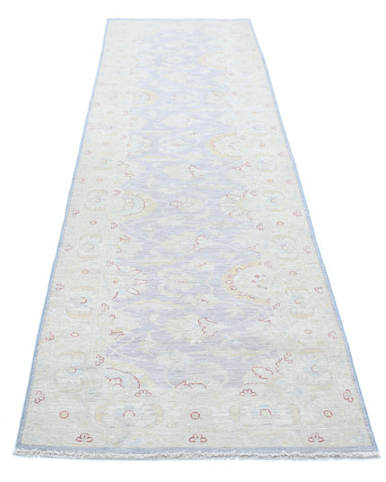 Serenity 2' 9" X 10' 9" Hand Knotted Wool Rug 2' 9" X 10' 9" (84 X 328) / Grey / Wool