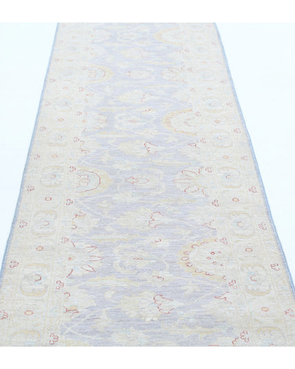 Serenity 2' 9" X 10' 9" Hand Knotted Wool Rug 2' 9" X 10' 9" (84 X 328) / Grey / Wool
