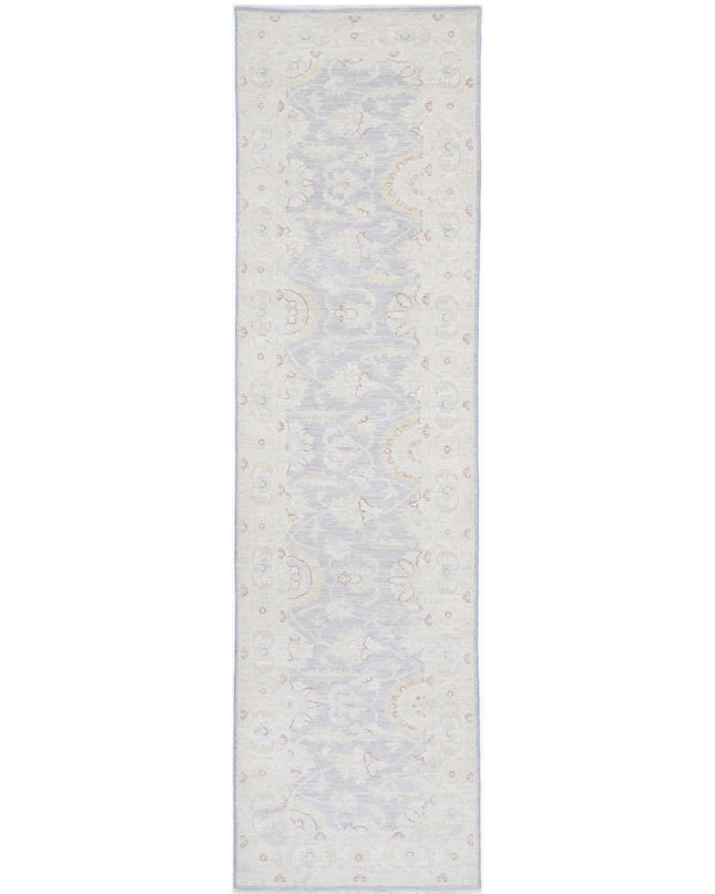 Serenity 2' 9" X 10' 9" Hand Knotted Wool Rug 2' 9" X 10' 9" (84 X 328) / Grey / Wool