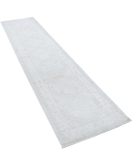 Serenity 2' 4" X 10' 0" Hand Knotted Wool Rug 2' 4" X 10' 0" (71 X 305) / Ivory / Wool