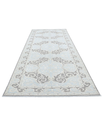 Serenity 4' 11" X 13' 2" Hand Knotted Wool Rug 4' 11" X 13' 2" (150 X 401) / Grey / Wool