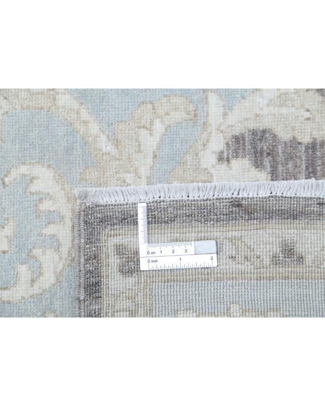 Serenity 4' 11" X 13' 2" Hand Knotted Wool Rug 4' 11" X 13' 2" (150 X 401) / Grey / Wool