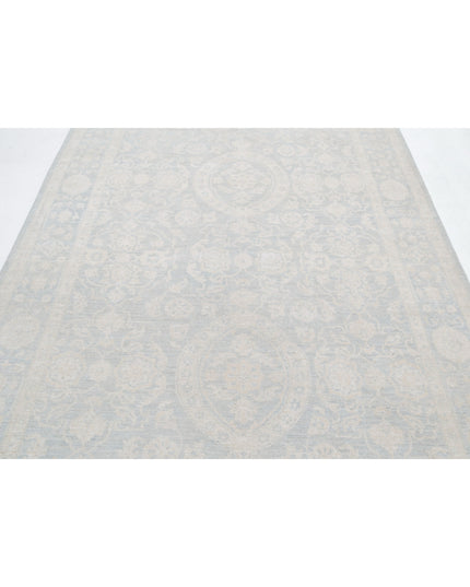 Serenity 5' 11" X 8' 11" Hand Knotted Wool Rug 5' 11" X 8' 11" (180 X 272) / Ivory / Wool