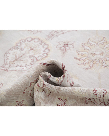 Serenity 8' 3" X 10' 10" Hand Knotted Wool Rug 8' 3" X 10' 10" (251 X 330) / Ivory / Wool
