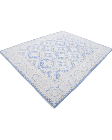Serenity 7' 11" X 9' 9" Hand Knotted Wool Rug 7' 11" X 9' 9" (241 X 297) / Blue / Wool