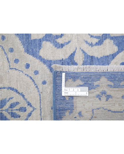 Serenity 7' 11" X 9' 9" Hand Knotted Wool Rug 7' 11" X 9' 9" (241 X 297) / Blue / Wool