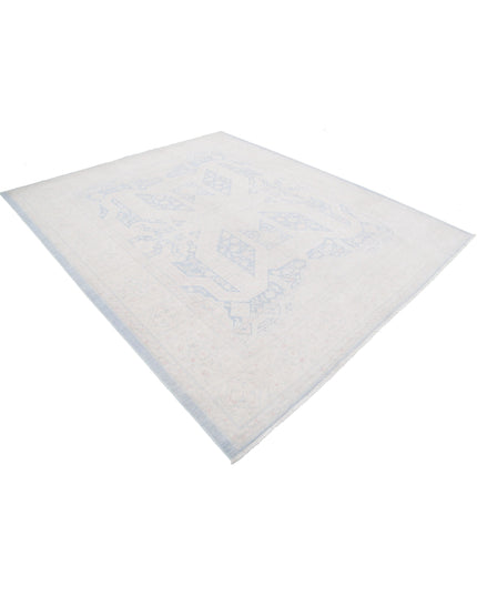 Serenity 7' 9" X 9' 2" Hand Knotted Wool Rug 7' 9" X 9' 2" (236 X 280) / Blue / Wool