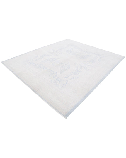 Serenity 7' 9" X 9' 2" Hand Knotted Wool Rug 7' 9" X 9' 2" (236 X 280) / Blue / Wool