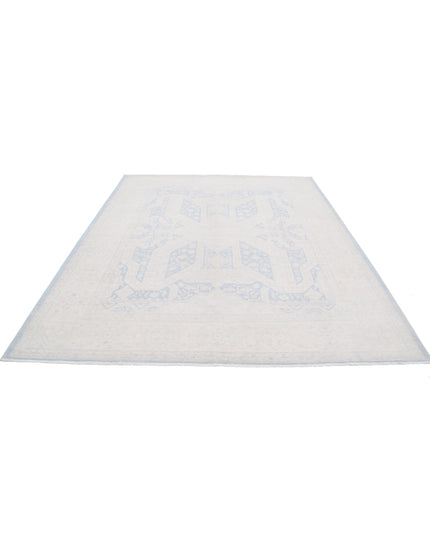 Serenity 7' 9" X 9' 2" Hand Knotted Wool Rug 7' 9" X 9' 2" (236 X 280) / Blue / Wool