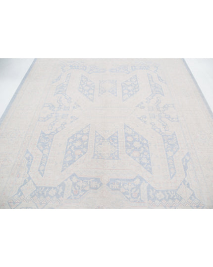 Serenity 7' 9" X 9' 2" Hand Knotted Wool Rug 7' 9" X 9' 2" (236 X 280) / Blue / Wool