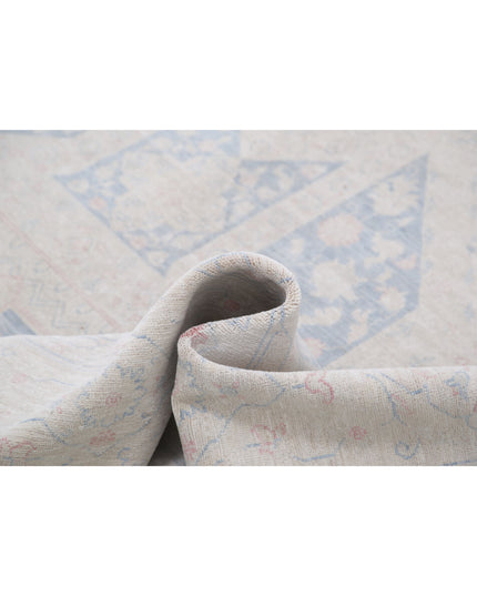 Serenity 7' 9" X 9' 2" Hand Knotted Wool Rug 7' 9" X 9' 2" (236 X 280) / Blue / Wool