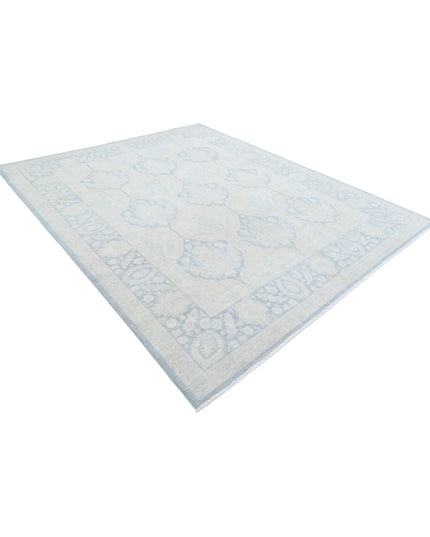 Serenity 8' 0" X 9' 8" Hand Knotted Wool Rug 8' 0" X 9' 8" (244 X 295) / Grey / Wool