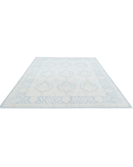 Serenity 8' 0" X 9' 8" Hand Knotted Wool Rug 8' 0" X 9' 8" (244 X 295) / Grey / Wool