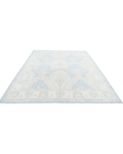 Serenity 8' 2" X 10' 5" Hand Knotted Wool Rug 8' 2" X 10' 5" (249 X 318) / Blue / Wool
