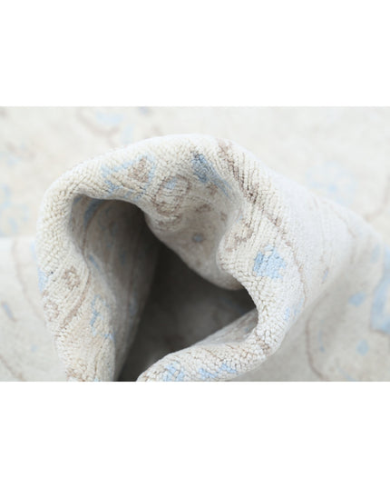 Serenity 8' 2" X 10' 5" Hand Knotted Wool Rug 8' 2" X 10' 5" (249 X 318) / Blue / Wool