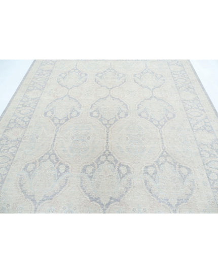 Serenity 8' 3" X 9' 9" Hand Knotted Wool Rug 8' 3" X 9' 9" (251 X 297) / Grey / Wool