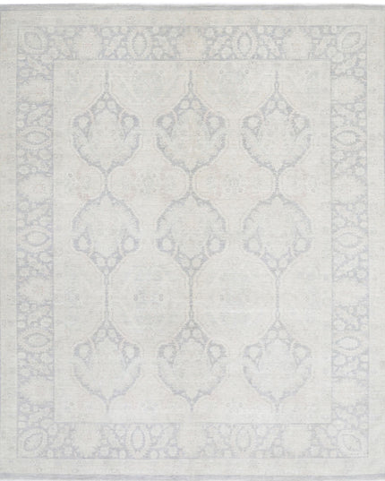 Serenity 8' 3" X 9' 9" Hand Knotted Wool Rug 8' 3" X 9' 9" (251 X 297) / Grey / Wool