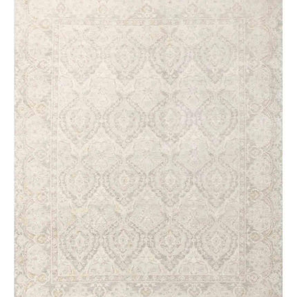 Serenity 8' 0" X 10' 0" Hand Knotted Wool Rug 8' 0" X 10' 0" (244 X 305) / Grey / Wool