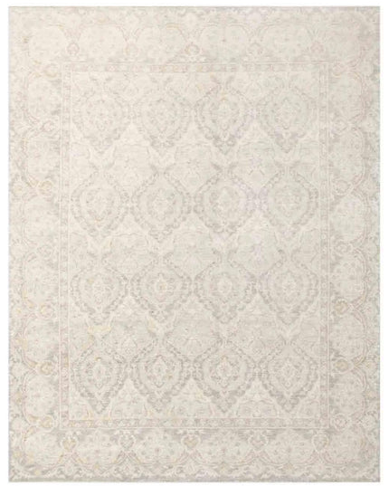 Serenity 8' 0" X 10' 0" Hand Knotted Wool Rug 8' 0" X 10' 0" (244 X 305) / Grey / Wool