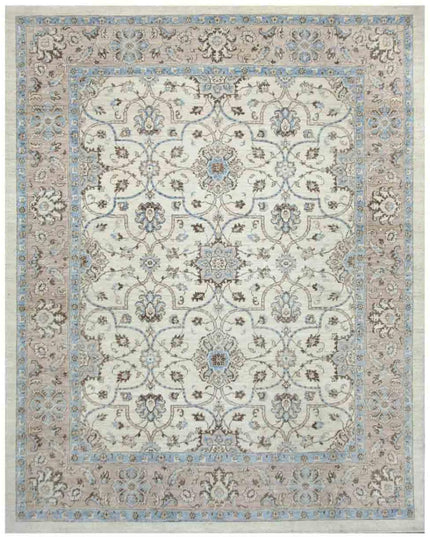 Serenity 7' 10" X 10' 0" Hand Knotted Wool Rug 7' 10" X 10' 0" (239 X 305) / Ivory / Wool