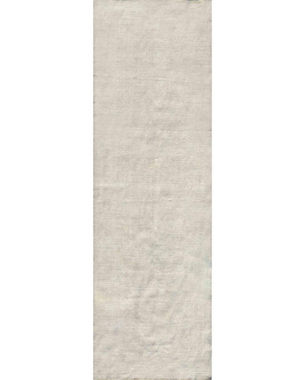 Serenity 4' 8" X 14' 8" Hand Knotted Wool Rug 4' 8" X 14' 8" (142 X 447) / Ivory / Wool