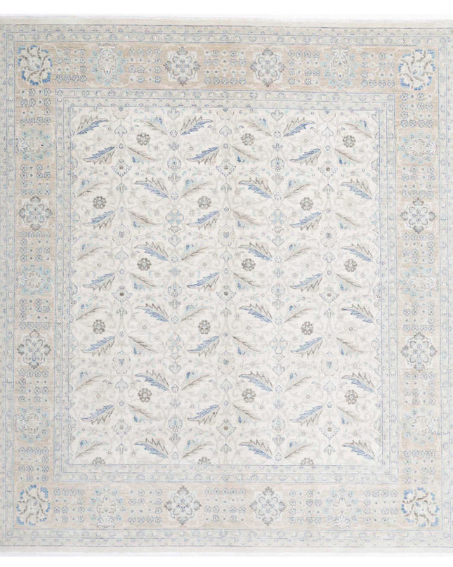 Serenity 8' 0" X 9' 0" Hand Knotted Wool Rug 8' 0" X 9' 0" (244 X 274) / Ivory / Wool