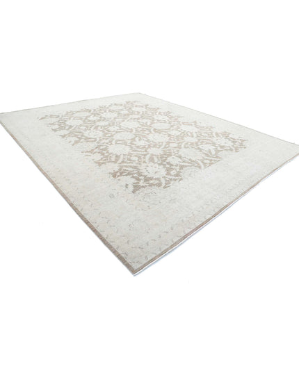 Serenity 12' 0" X 14' 6" Hand Knotted Wool Rug 12' 0" X 14' 6" (366 X 442) / Brown / Wool