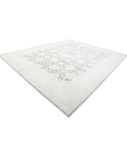 Serenity 12' 0" X 14' 6" Hand Knotted Wool Rug 12' 0" X 14' 6" (366 X 442) / Brown / Wool