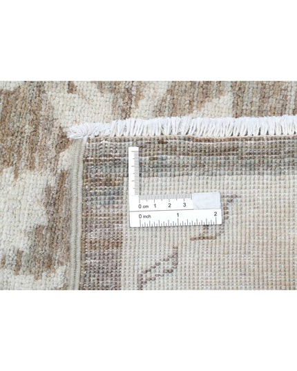 Serenity 12' 0" X 14' 6" Hand Knotted Wool Rug 12' 0" X 14' 6" (366 X 442) / Brown / Wool