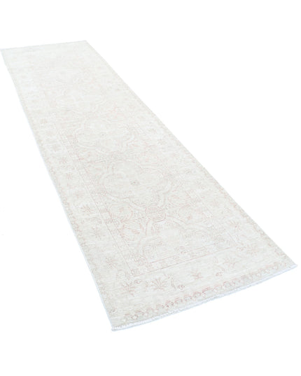 Serenity 2' 11" X 10' 1" Hand Knotted Wool Rug 2' 11" X 10' 1" (89 X 307) / Ivory / Wool