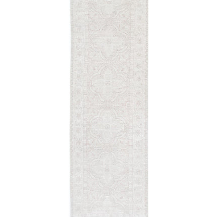 Serenity 2' 11" X 10' 1" Hand Knotted Wool Rug 2' 11" X 10' 1" (89 X 307) / Ivory / Wool