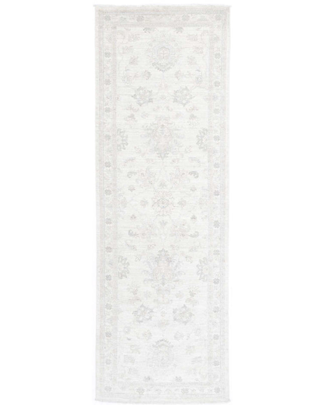Serenity 2' 7" X 8' 5" Hand Knotted Wool Rug 2' 7" X 8' 5" (79 X 257) / Ivory / Wool